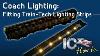 Fitting Train Tech Coach Lighting Strips