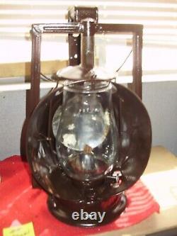 Flat Handle Dietz Acme Inspector Railroad Lantern-brown