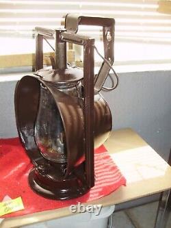 Flat Handle Dietz Acme Inspector Railroad Lantern-brown