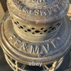 Fremont Elkhorn & Missouri Valley Railroad Lantern WithRed Globe