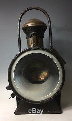 French Antique Locomotive Train Railroad Lamp Lantern Light Headlight X Large