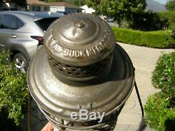 Frisco Handlan Buck Bell Bottom Railroad Lantern Matching Cast Meg Co Globe