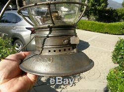 Frisco Handlan Buck Bell Bottom Railroad Lantern Matching Cast Meg Co Globe