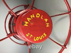 Frisco Railroad Tall Globe Handlan Lantern