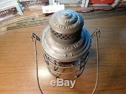 GRAND RAPIDS & INDIANA RAILWAY Lantern A&W COMPANY The ADAMS GR&I Ry 1897