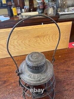 GREAT NORTHERN RAILROAD LANTERN ADAMS &WESTLAKE COMPANY THE ADAMS G. N. Ry 1897