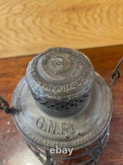 GREAT NORTHERN RAILROAD LANTERN ADAMS &WESTLAKE COMPANY THE ADAMS G. N. Ry 1897