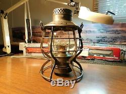 GREAT NORTHERN RAILWAY Lantern ADAMS & WESTLAKE DOUBLE WIRE RELIABLE 1897 G. N. Ry