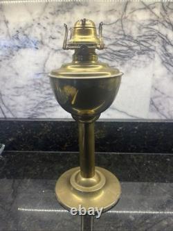 GTR GRAND TRUNK RAILWAY Brass Vintage Oil Table Lamp Piper Maker Toronto