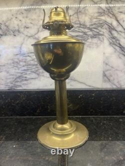 GTR GRAND TRUNK RAILWAY Brass Vintage Oil Table Lamp Piper Maker Toronto