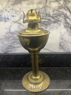 GTR GRAND TRUNK RAILWAY Brass Vintage Oil Table Lamp Piper Maker Toronto