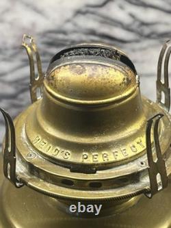 GTR GRAND TRUNK RAILWAY Brass Vintage Oil Table Lamp Piper Maker Toronto