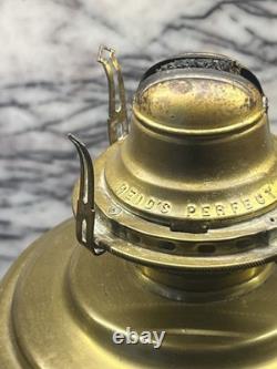 GTR GRAND TRUNK RAILWAY Brass Vintage Oil Table Lamp Piper Maker Toronto