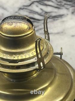 GTR GRAND TRUNK RAILWAY Brass Vintage Oil Table Lamp Piper Maker Toronto