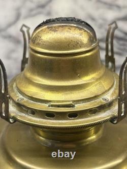 GTR GRAND TRUNK RAILWAY Brass Vintage Oil Table Lamp Piper Maker Toronto