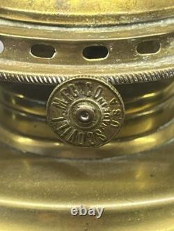 GTR GRAND TRUNK RAILWAY Brass Vintage Oil Table Lamp Piper Maker Toronto