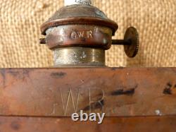 GWR Railway lamp lantern with Sherwood burner needs TLC