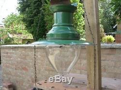 Gas light Station lamp Sugg Lighting Original railway fitting with history