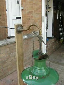 Gas light Station lamp Sugg Lighting Original railway fitting with history