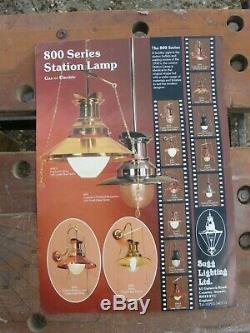 Gas light Station lamp Sugg Lighting Original railway fitting with history