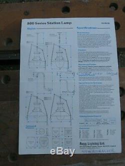 Gas light Station lamp Sugg Lighting Original railway fitting with history