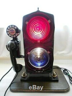 General Railway Signal Co. Lights & Telephone Railroad Train Old Phone Gamewell