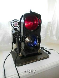 General Railway Signal Co. Lights & Telephone Railroad Train Old Phone Gamewell