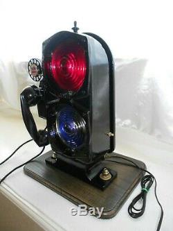 General Railway Signal Co. Lights & Telephone Railroad Train Old Phone Gamewell