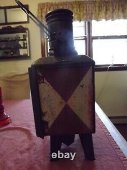 German Unger Railroad Lantern Vintage