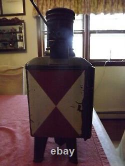 German Unger Railroad Lantern Vintage