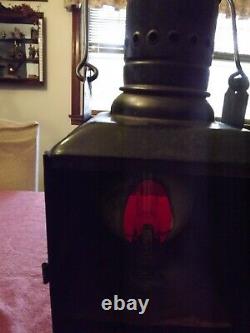 German Unger Railroad Lantern Vintage