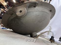 Gloden glow Vintage Railroad light Made in the USA 14 glass globe