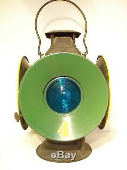 Great Northern Railroad Adlake # 4 Switch Lamp Early Version