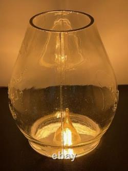 Great Northern Ry. G. N. Railroad Lantern Globe Clear Cast Safety Always Corning