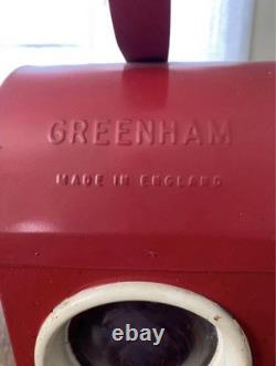 Greenham Road Railway Warning Lamp Red Lantern England Vintage Original Rare