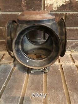 Group Of 4 Adlake Railroad Switch Lamp Parts
