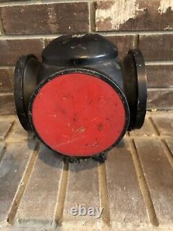 Group Of 4 Adlake Railroad Switch Lamp Parts