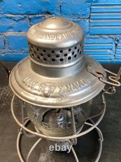 HANDLAN OREGON WASHINGTON RAILROAD & NAVIGATION CO LANTERN WithEMB. OWRR&NCO GLOBE