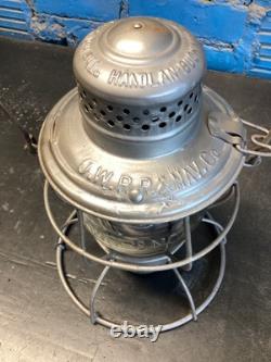 HANDLAN OREGON WASHINGTON RAILROAD & NAVIGATION CO LANTERN WithEMB. OWRR&NCO GLOBE