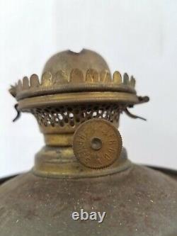 HANDLAN Railroad Oil Lamp St Louis Train Cast iron base antique