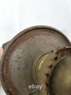 HANDLAN Railroad Oil Lamp St Louis Train Cast iron base antique