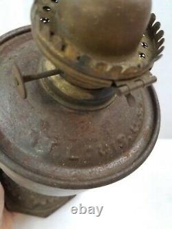 HANDLAN Railroad Oil Lamp St Louis Train Cast iron base antique