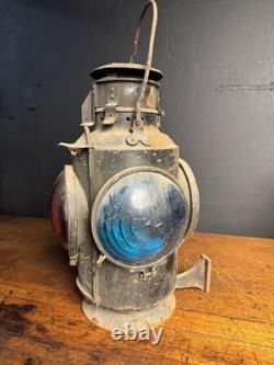 HIRAM L PIPER MARKED CANADIAN NATIONAL RAILROAD SWITCH LAMP SIGNAL Barn Fresh
