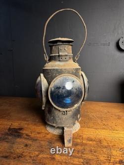 HIRAM L PIPER MARKED CANADIAN NATIONAL RAILROAD SWITCH LAMP SIGNAL Barn Fresh