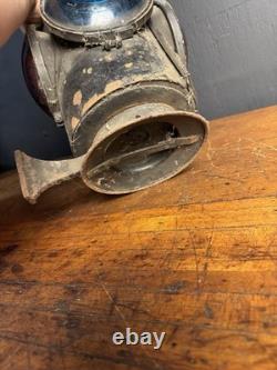 HIRAM L PIPER MARKED CANADIAN NATIONAL RAILROAD SWITCH LAMP SIGNAL Barn Fresh