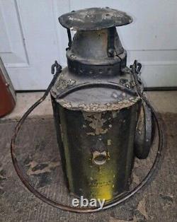 HLP M Piper Montreal Caboose Marker Railroad Lantern with Burner