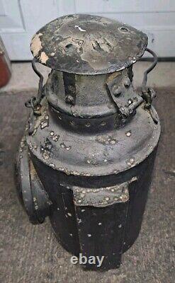 HLP M Piper Montreal Caboose Marker Railroad Lantern with Burner