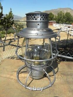 HOCKING VALLEY RAILROAD LANTERN Clear Cast HVRY CNX Lantern Globe