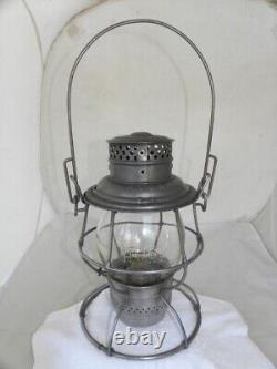 HOCKING VALLEY RAILROAD LANTERN Clear Cast HVRY CNX Lantern Globe