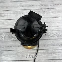 Handheld Railway Guardsman Signal Lamp Lantern Black Converted To Electric Works